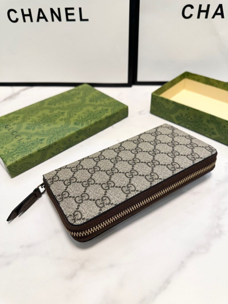 GUCCI グッチ グッチ メンズ スタンダード ワンジッパー長財布 黒 - 画像 6