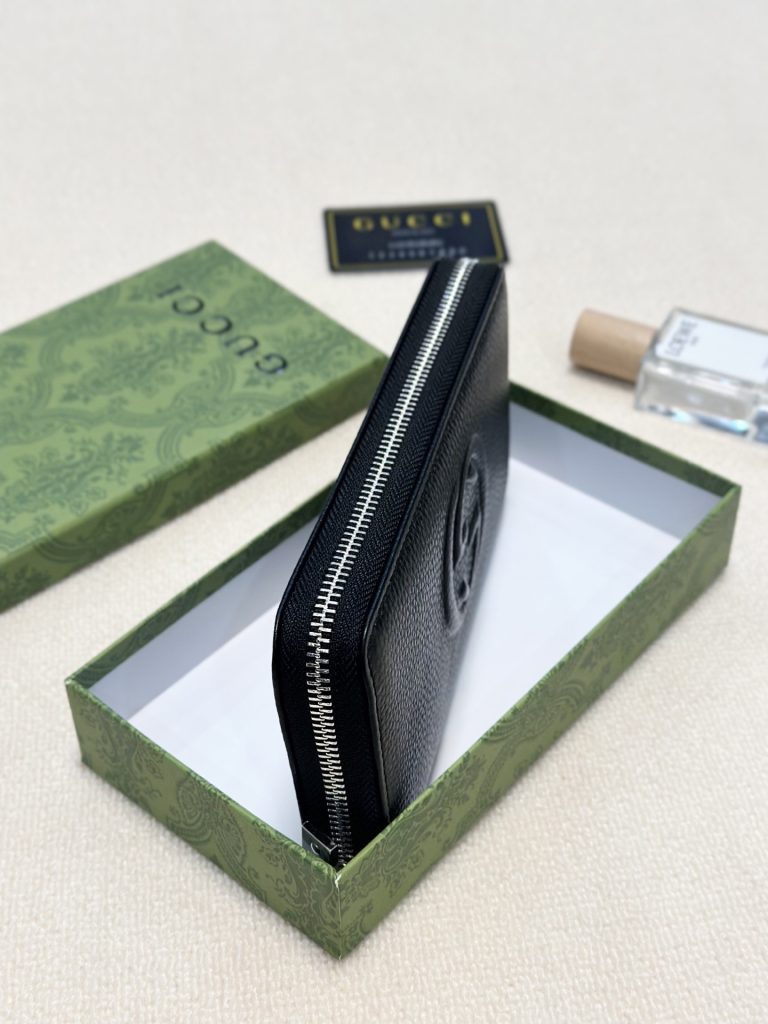 Gucci グッチ ロングウォレット 本革仕様 大容量 黒 - 画像 6