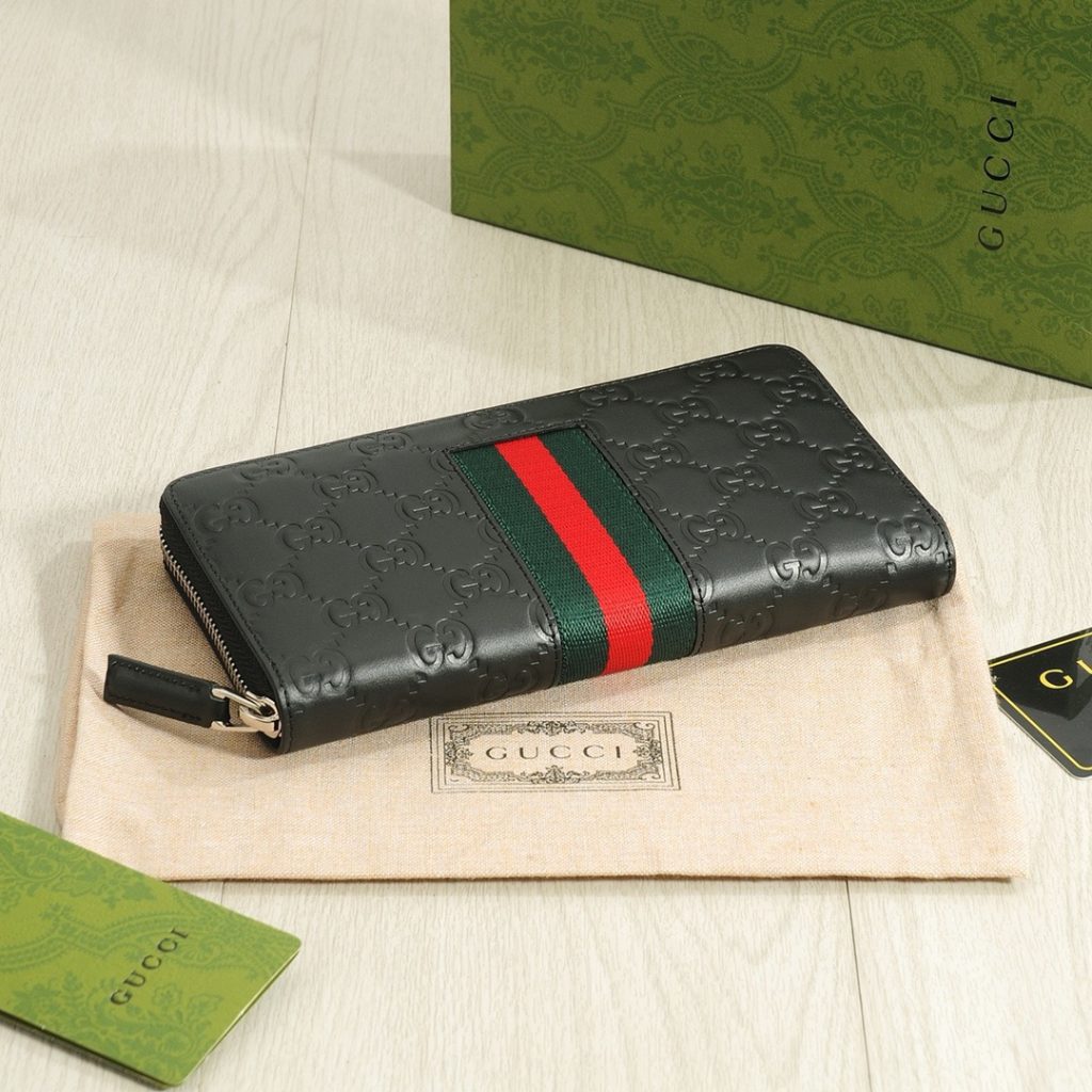 GUCCI グッチ 財布 ロングジップウォレット ブラック - 画像 4