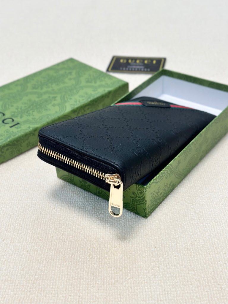 GUCCI グッチ 長財布 メンズ オリジナルレザー 本革 黒 - 画像 3