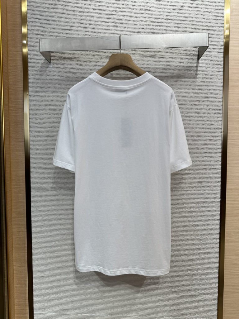 Dior ディオール 花柄 ロゴ Tシャツ コピー メンズ レディース ホワイト - 画像 2