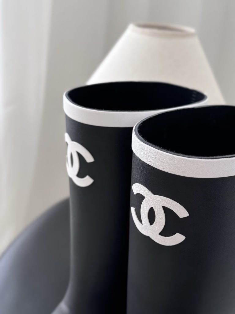 26C　雨の日もお洒落に♪　大人気　シャネル　レインブーツ　CHANEL　ココマーク　レディース　長靴　3色 - 画像 7