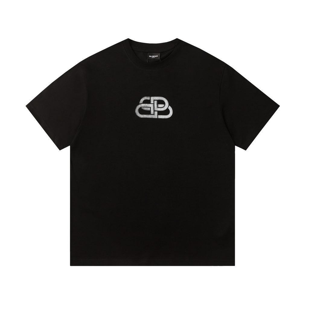 BALENCIAGA　バレンシアガ　プリントシャツ　クルーネック　メンズ　ロゴシャツ　Tシャツ　T-shirt　2色 - 画像 3