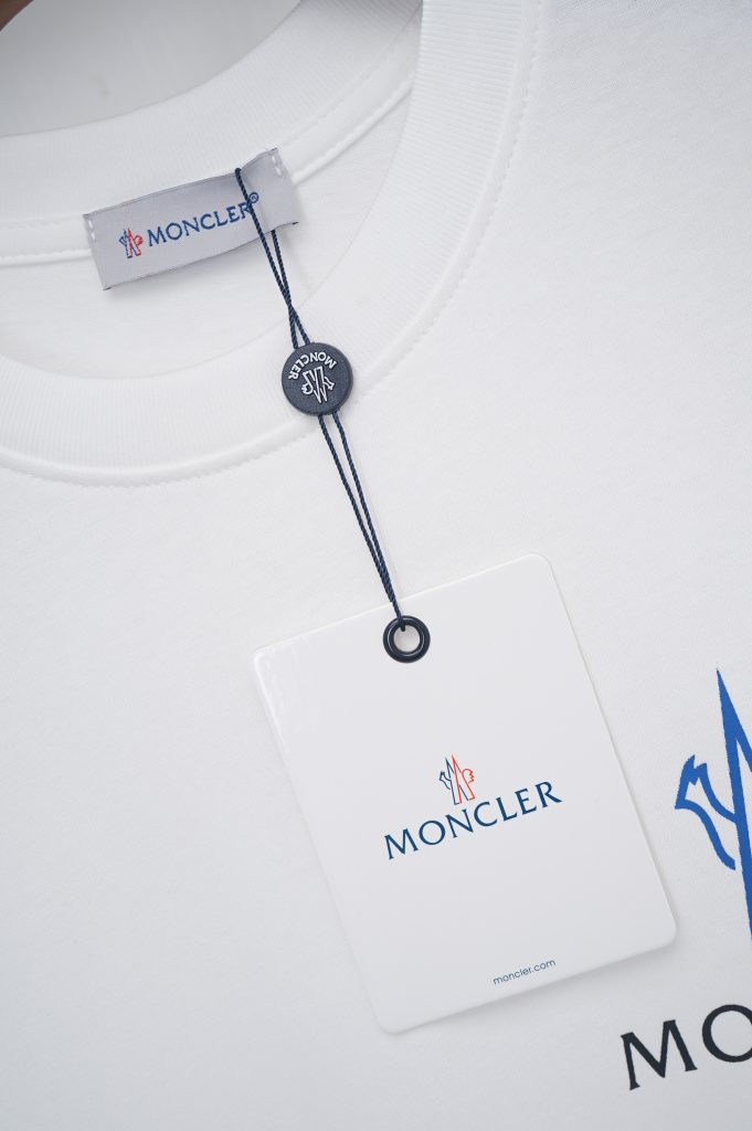 モンクレール MONCLER 半袖シャツ 黒/白 メンズシャツ クルーネックシャツ プリントシャツ 2色 S一XXXL - 画像 7