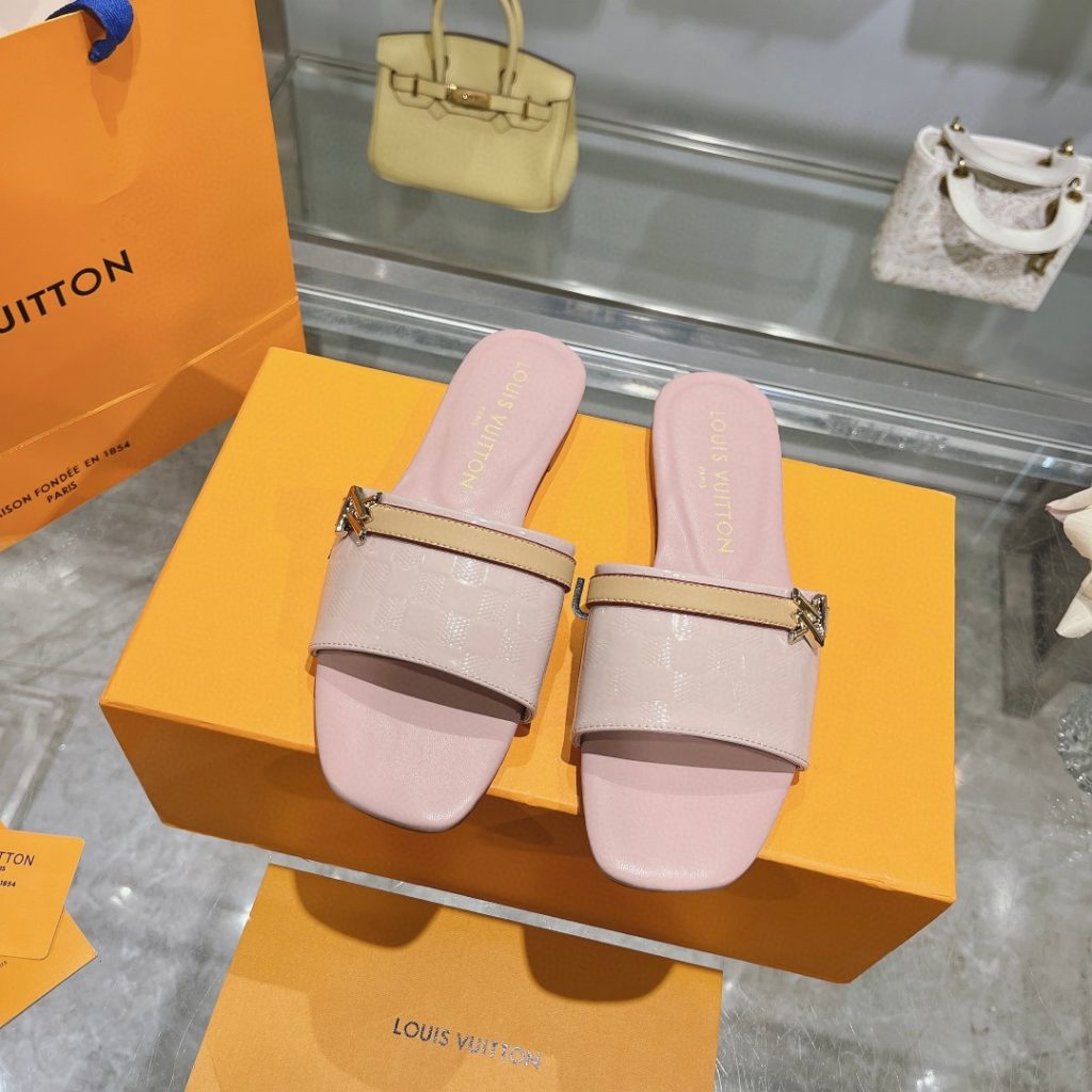 ルイヴィトン Louis Vuitton ミュール ローヒール LV サンダル モノグラム ダミエ レディース プレゼント 14色在庫 - 画像 5