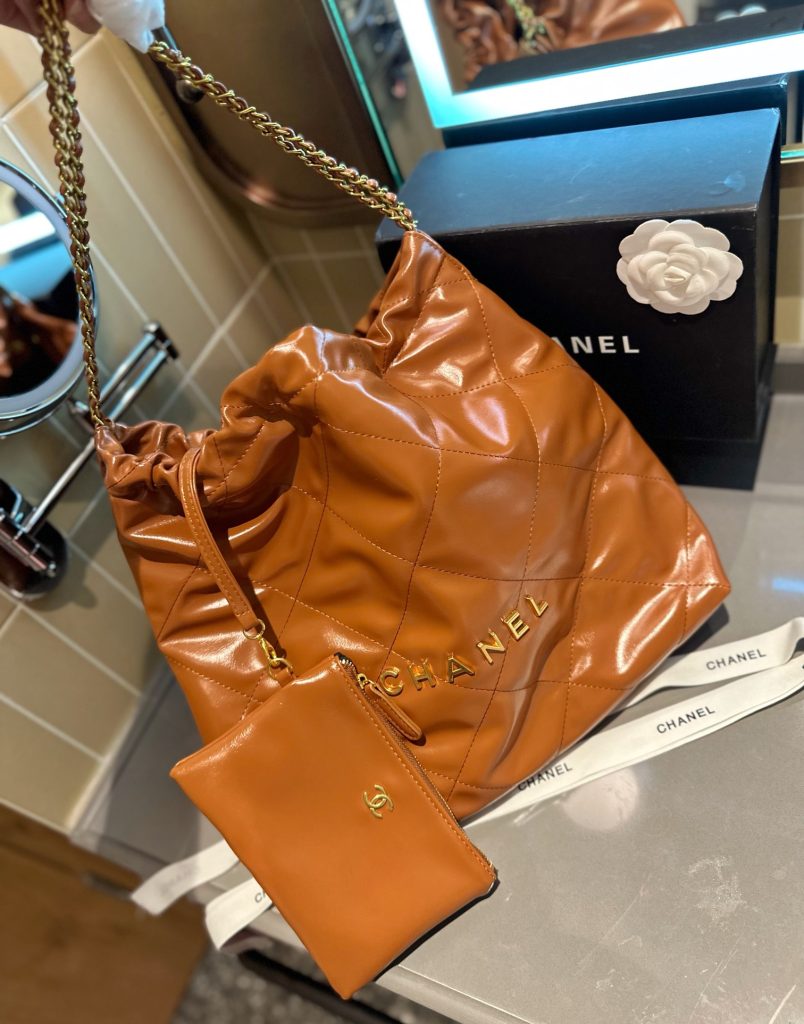 シャネル　CHANEL22　スモールサイズ　ポーチ付き　トートバッグ　ハンドバッグ　肩がけバッグ　レディースバッグ　7色 - 画像 7