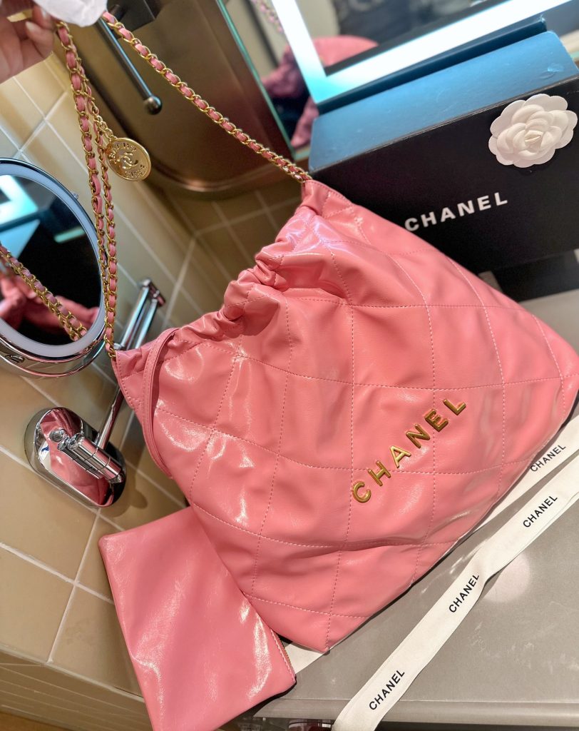 シャネル　CHANEL22　スモールサイズ　ポーチ付き　トートバッグ　ハンドバッグ　肩がけバッグ　レディースバッグ　7色 - 画像 8