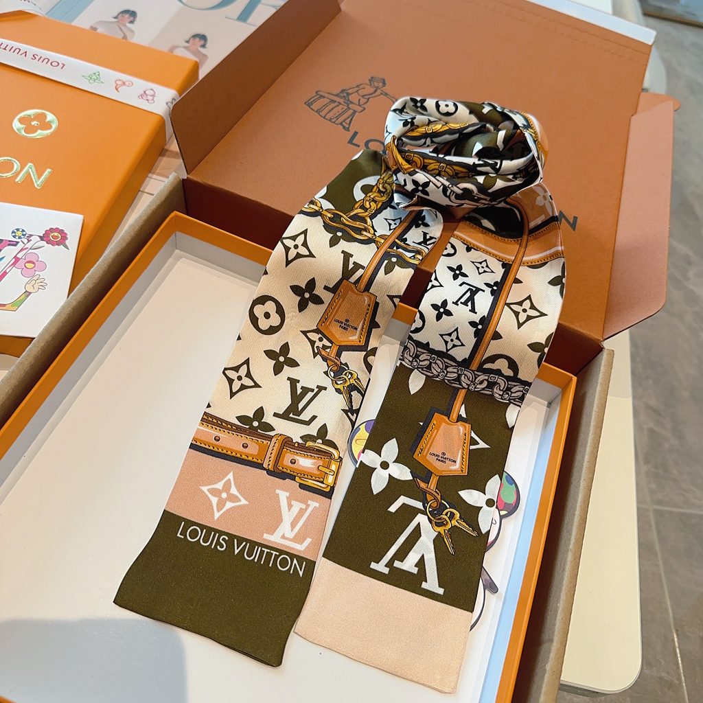 人気　LOUIS VUITTON　ルイヴィトン　バンドー　モノグラム　 コンフィデンシャル　スカーフ　レディース　ヘッドバンド - 画像 6