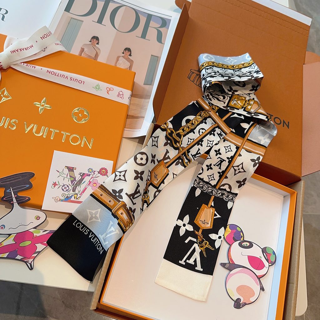 人気　LOUIS VUITTON　ルイヴィトン　バンドー　モノグラム　 コンフィデンシャル　スカーフ　レディース　ヘッドバンド - 画像 4