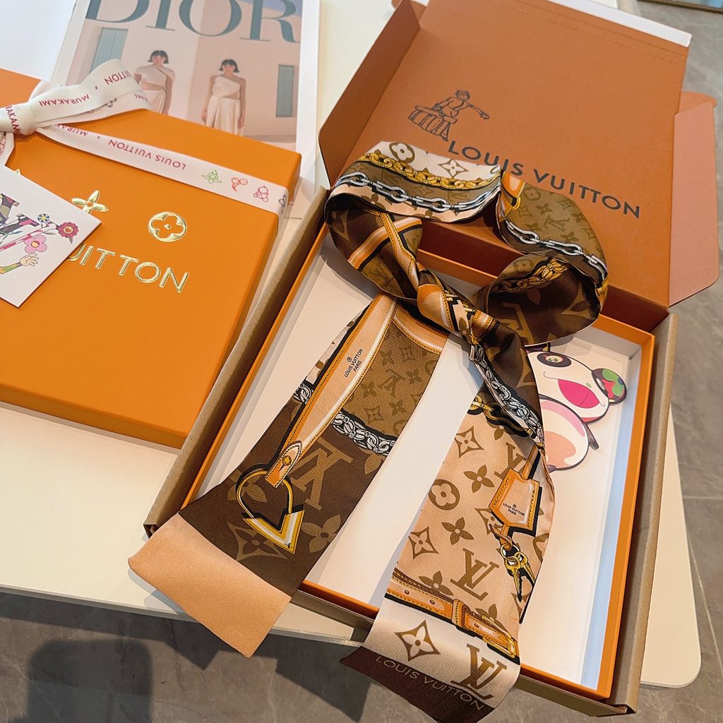 人気　LOUIS VUITTON　ルイヴィトン　バンドー　モノグラム　 コンフィデンシャル　スカーフ　レディース　ヘッドバンド - 画像 3