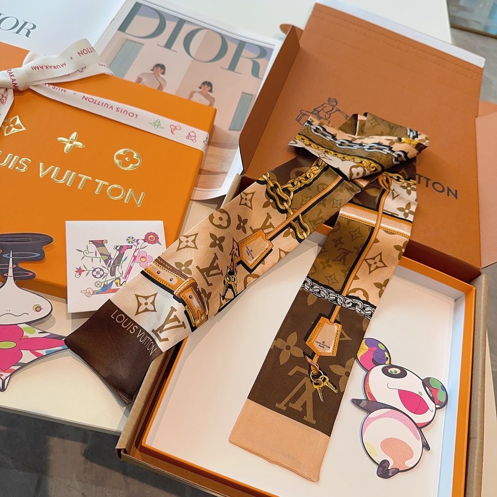 人気　LOUIS VUITTON　ルイヴィトン　バンドー　モノグラム　 コンフィデンシャル　スカーフ　レディース　ヘッドバンド - 画像 2