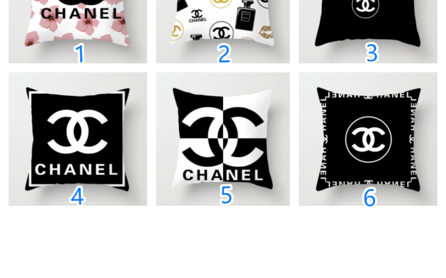 クッションカバーOrクッション　CHANEL/シャネル★人気クッション　ベルベット/リネン生地カバー新居用品ソファー用品