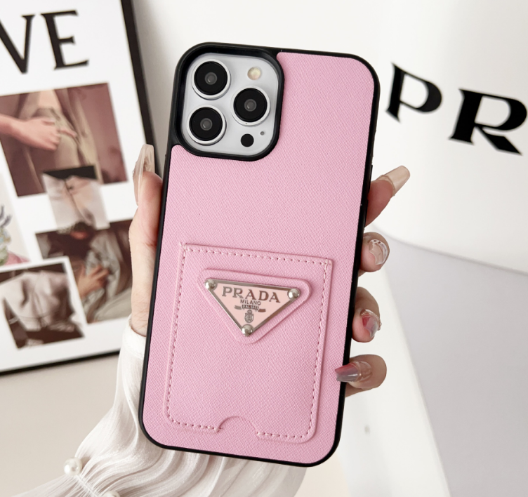 PRADA　プラダ　iPhoneケース　カード収納　携帯ケース　アイフォンケース　スマホケース　3色 - 画像 2