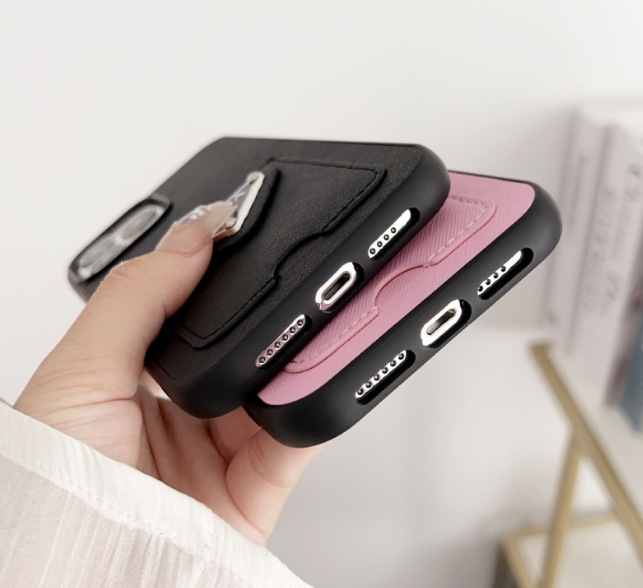 PRADA　プラダ　iPhoneケース　カード収納　携帯ケース　アイフォンケース　スマホケース　3色 - 画像 6