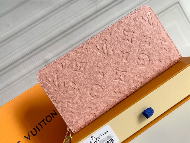 LOUIS VUITTON　ルイヴィトン　レディース　ジッピーウォレット　モノグラム・アンプラント　ブロッサム　長財布　ラウンドファスナー　型押し　7色 - 画像 3