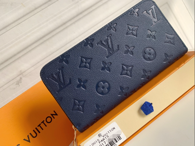 LOUIS VUITTON　ルイヴィトン　レディース　ジッピーウォレット　モノグラム・アンプラント　ブロッサム　長財布　ラウンドファスナー　型押し　7色 - 画像 8