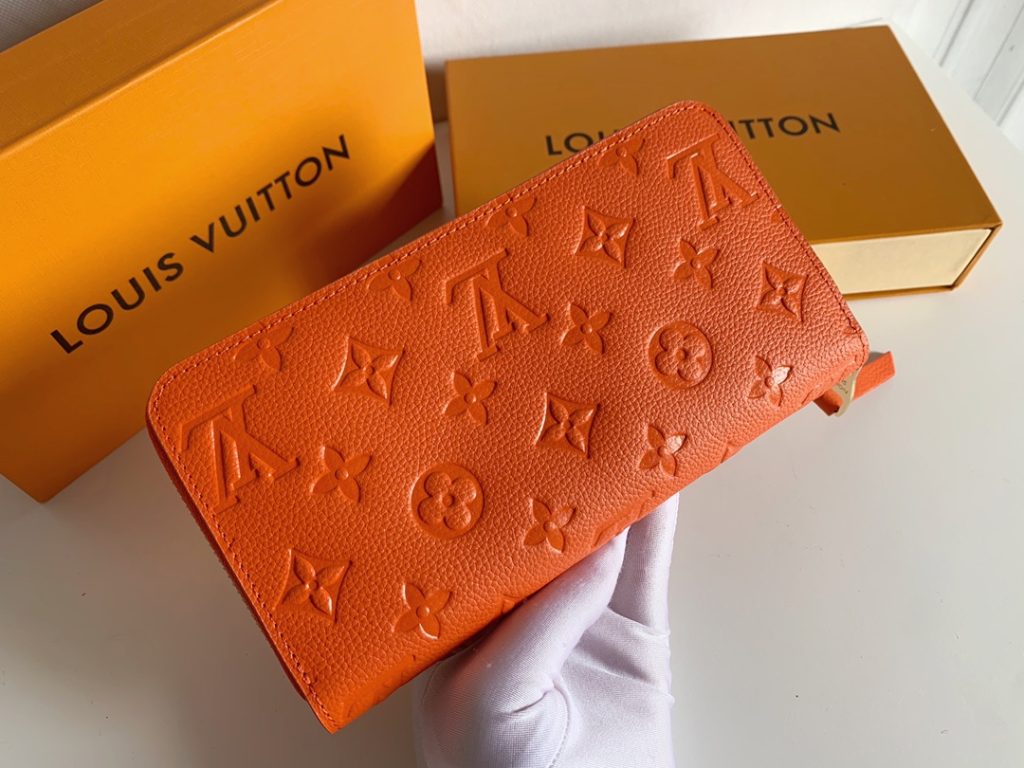 LOUIS VUITTON　ルイヴィトン　レディース　ジッピーウォレット　モノグラム・アンプラント　ブロッサム　長財布　ラウンドファスナー　型押し　7色 - 画像 5