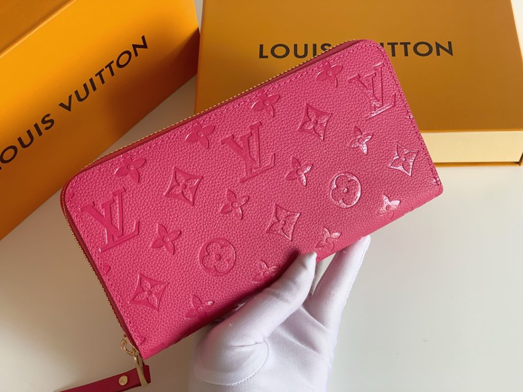 LOUIS VUITTON　ルイヴィトン　レディース　ジッピーウォレット　モノグラム・アンプラント　ブロッサム　長財布　ラウンドファスナー　型押し　7色 - 画像 4