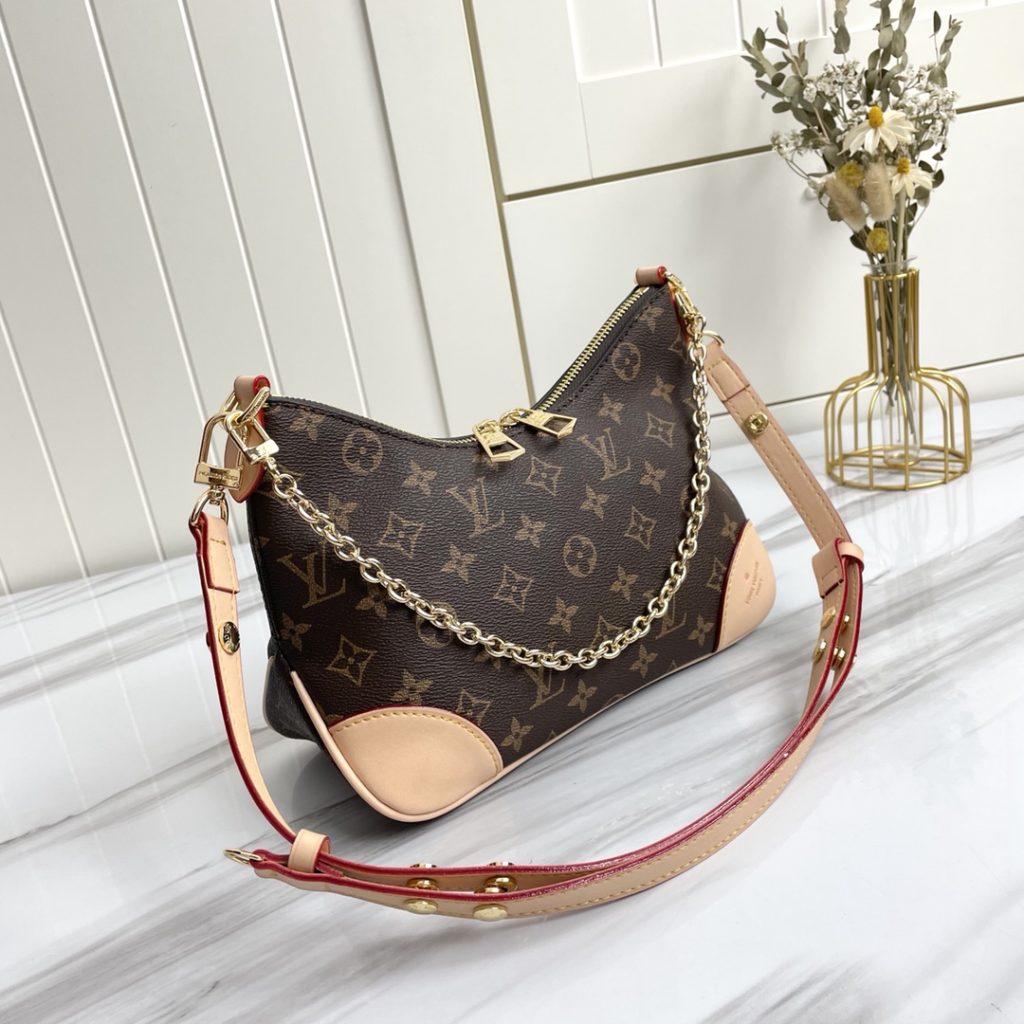 Louis Vuitton　ブーローニュ モノグラム　黒　ナチュラル　ルイ·ヴィトン　ショルダーバッグ　チェーンバッグ - 画像 2
