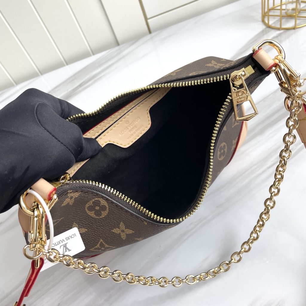 Louis Vuitton　ブーローニュ モノグラム　黒　ナチュラル　ルイ·ヴィトン　ショルダーバッグ　チェーンバッグ - 画像 3