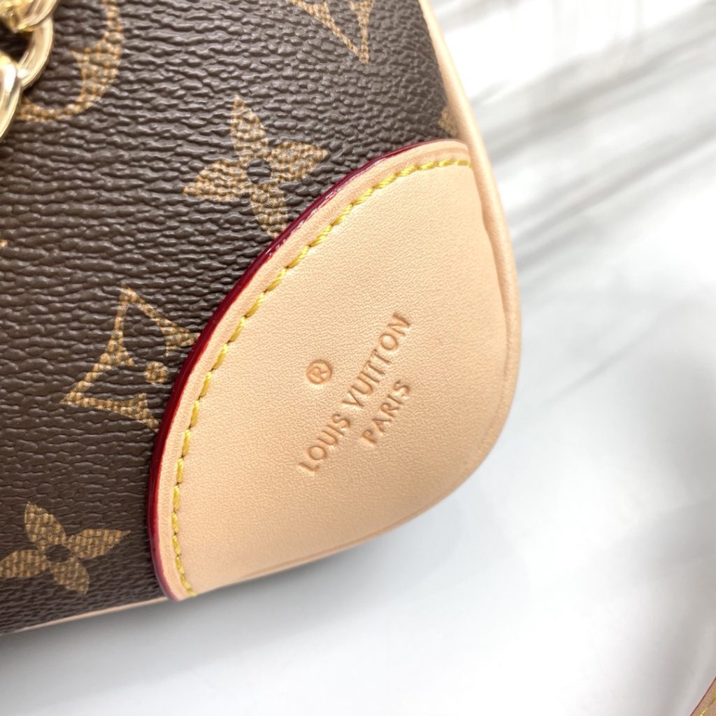 Louis Vuitton　ブーローニュ モノグラム　黒　ナチュラル　ルイ·ヴィトン　ショルダーバッグ　チェーンバッグ - 画像 5