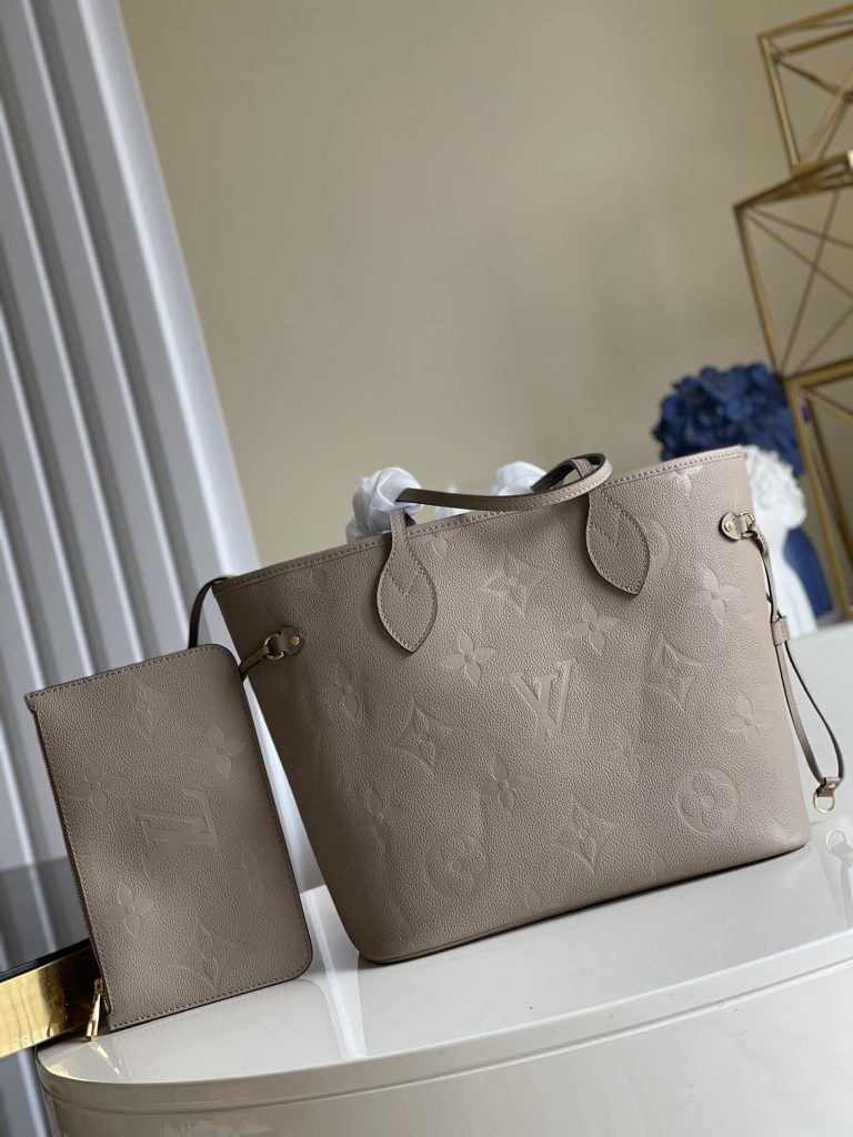 LOUIS VUITTON ルイヴィトン　モノグラム ショルダーバッグ　ポーチ付き　ネヴァーフル MM　トートバッグ　3色　レザーバッグ - 画像 3