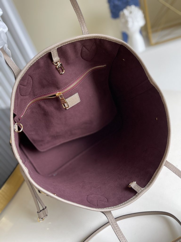 LOUIS VUITTON ルイヴィトン　モノグラム ショルダーバッグ　ポーチ付き　ネヴァーフル MM　トートバッグ　3色　レザーバッグ - 画像 6