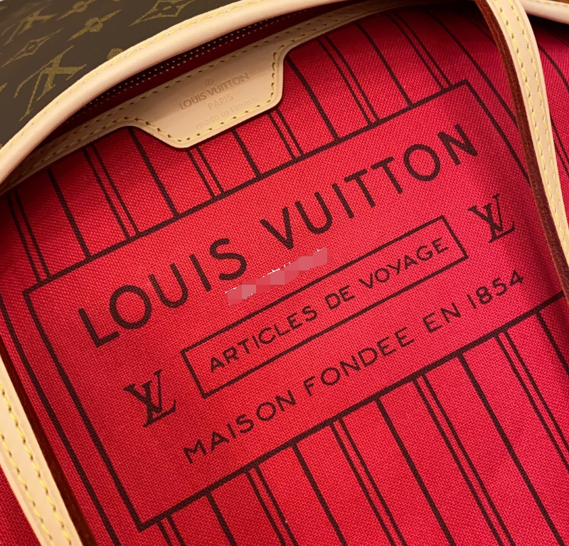 LOUIS VUITTON　定番ルイヴィトンバッグ　モノグラム　ネヴァーフルMM トートバッグ　ハンドバッグ　ポーチ付き - 画像 2