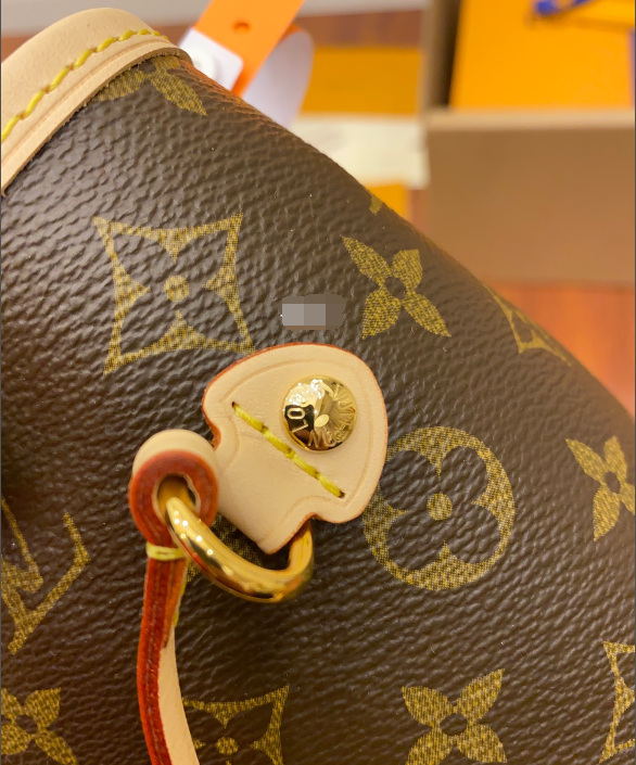 LOUIS VUITTON　定番ルイヴィトンバッグ　モノグラム　ネヴァーフルMM トートバッグ　ハンドバッグ　ポーチ付き - 画像 3