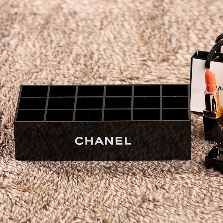 シャネル小物入れ　CHANELアクリル収納ボックス　メイクボックス　口紅ボックス　インテリア - 画像 5