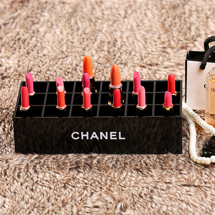 シャネル小物入れ　CHANELアクリル収納ボックス　メイクボックス　口紅ボックス　インテリア - 画像 2