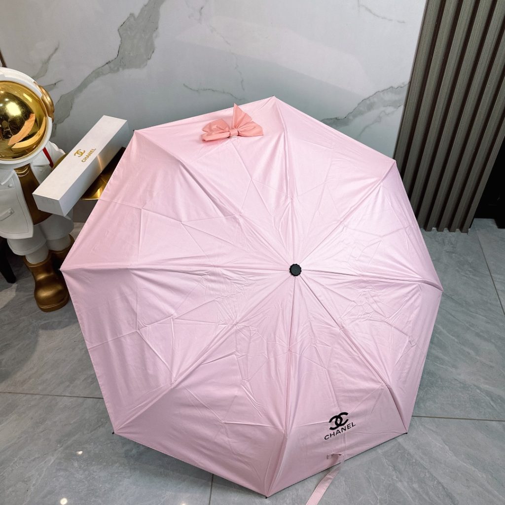 レディース折りたたみ傘CHANEL　シャネルアンブレラ/日傘女性用雨傘人気　ワンタッチ開閉8骨　おしゃれ4種 - 画像 4