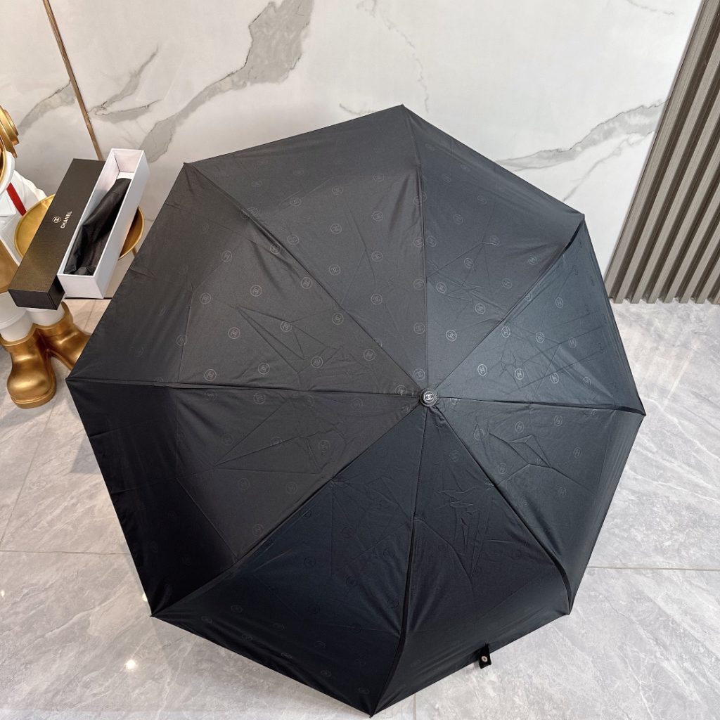 シャネル 折りたたみ傘CHANEL 雨傘日傘★晴雨兼用 男女兼用 ワンタッチ 自動開閉8本骨 持ちやすい 5種 - 画像 2
