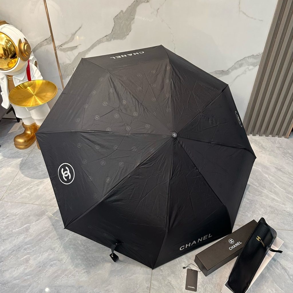 シャネル 折りたたみ傘CHANEL 雨傘日傘★晴雨兼用 男女兼用 ワンタッチ 自動開閉8本骨 持ちやすい 5種 - 画像 3