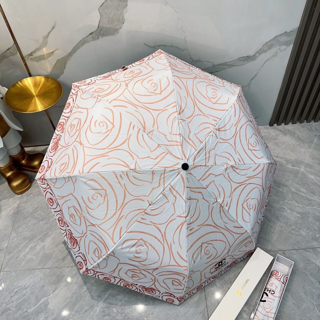 CHANEL　折りたたみ傘　超人気　シャネル　アンブレラ日傘レディース雨傘　ワンタッチ開閉かさ　可愛い傘総柄おしゃれ　7種 - 画像 6