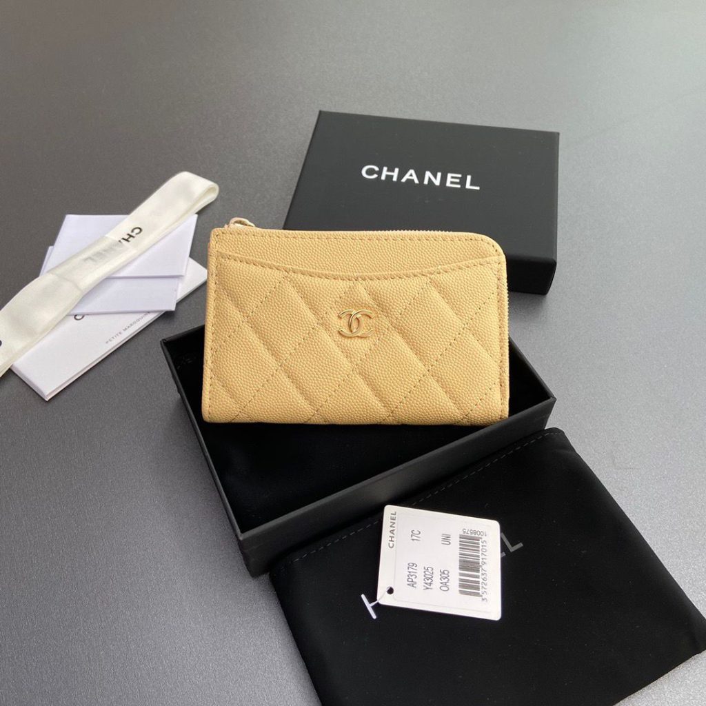 送料込み　CHANEL　シャネル　フラグメントケース　コインケース　カードケース　レディース　ミニ財布　ジップカードケース - 画像 2