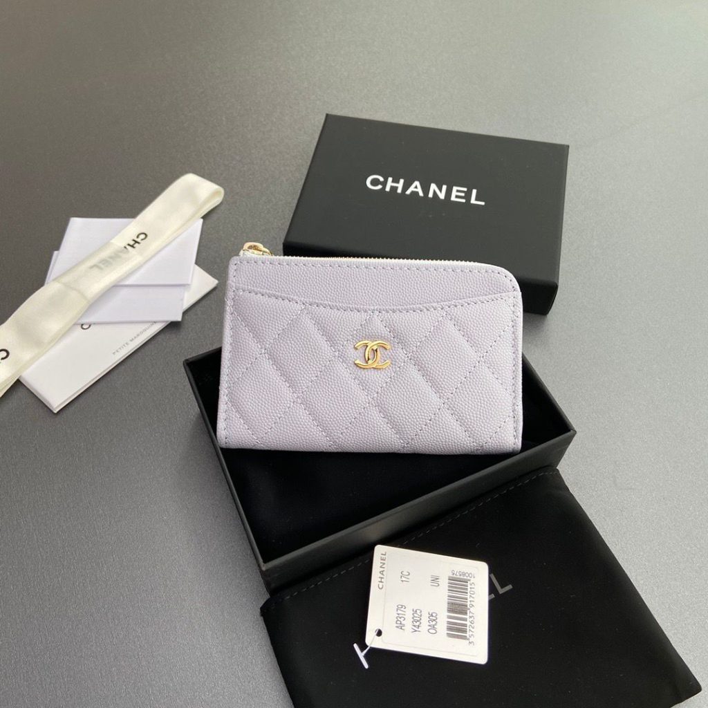 送料込み　CHANEL　シャネル　フラグメントケース　コインケース　カードケース　レディース　ミニ財布　ジップカードケース - 画像 5