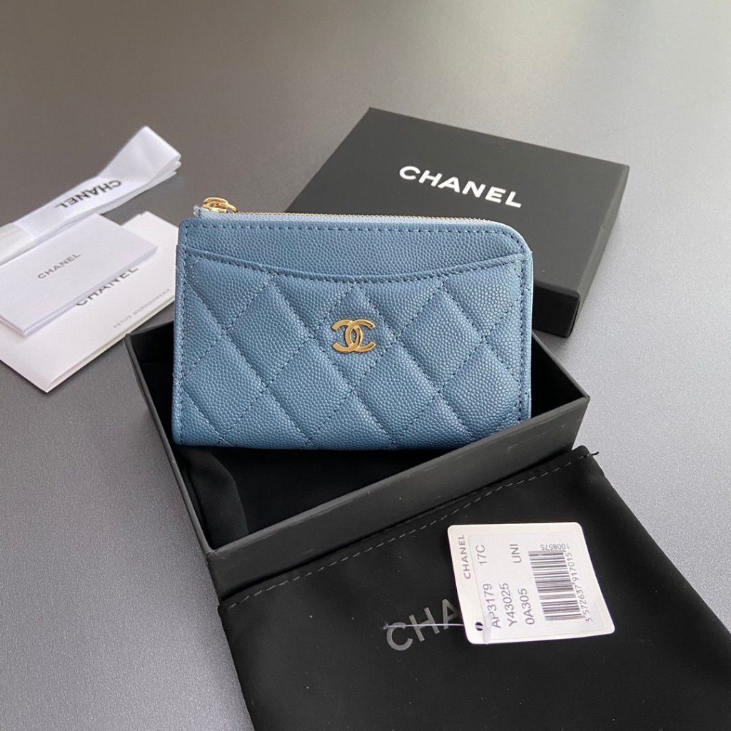 送料込み　CHANEL　シャネル　フラグメントケース　コインケース　カードケース　レディース　ミニ財布　ジップカードケース - 画像 7