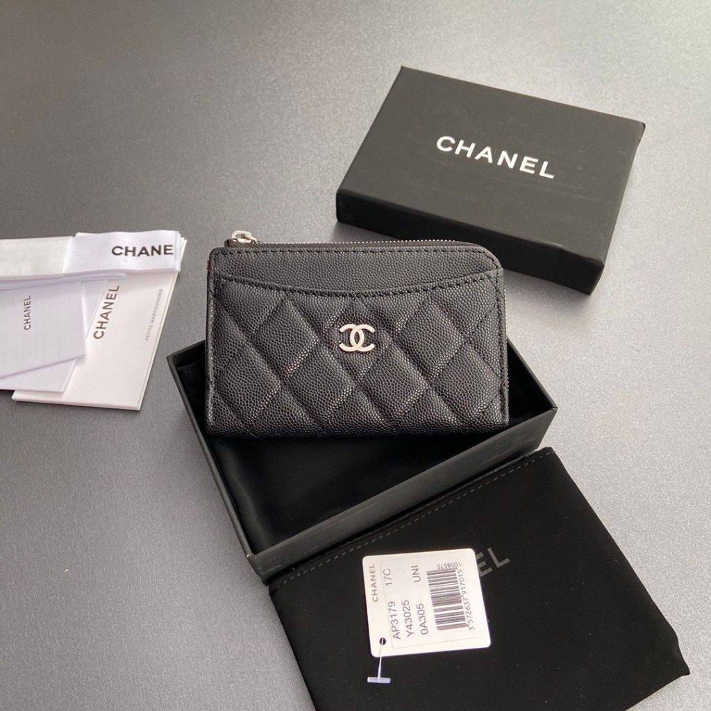 送料込み　CHANEL　シャネル　フラグメントケース　コインケース　カードケース　レディース　ミニ財布　ジップカードケース - 画像 8