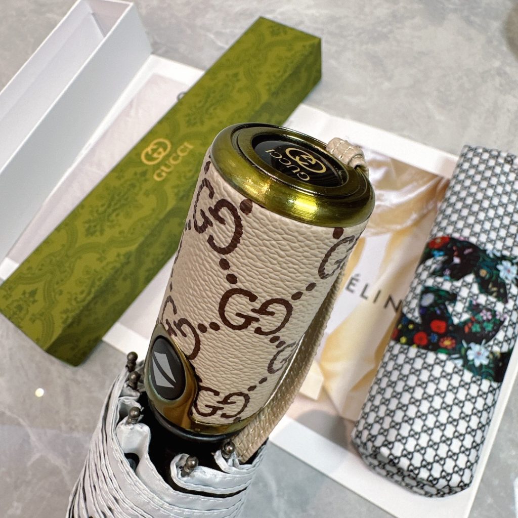 折りたたみ傘　グッチ 　GUCCI　アンブレラ　晴雨兼用UVカット　ワンタッチ開閉傘/かさ　人気おしゃれ3種 - 画像 6