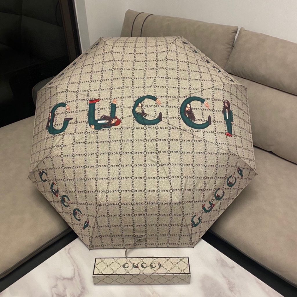 グッチ　GUCCI　折りたたみ傘　アンブレラ　晴雨兼用UVカット　ワンタッチ開閉傘/かさ　人気 おしゃれ4種 - 画像 2