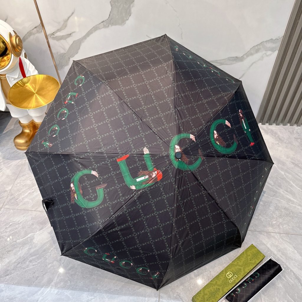グッチ　GUCCI　折りたたみ傘　アンブレラ　晴雨兼用UVカット　ワンタッチ開閉傘/かさ　人気 おしゃれ4種 - 画像 3
