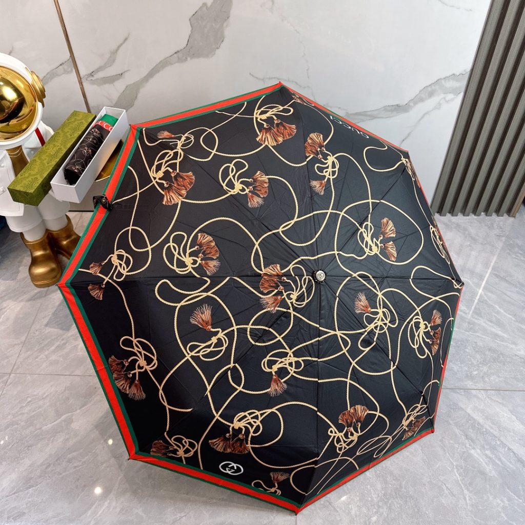 グッチ　GUCCI　折りたたみ傘　アンブレラ　晴雨兼用UVカット　ワンタッチ開閉傘/かさ　人気 おしゃれ4種 - 画像 4