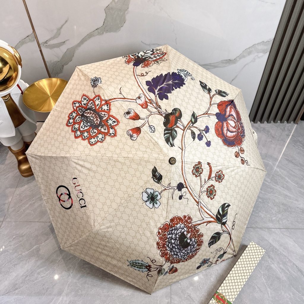 かさ傘 日傘雨傘 折りたたみ傘 ワンタッチ開閉アンブレラ UVカット 6種 可愛い グッチ/GUCCI - 画像 5
