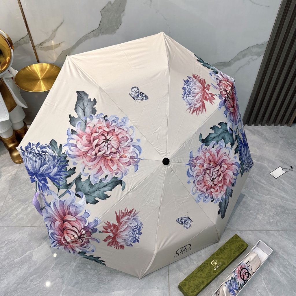 かさ傘 日傘雨傘 折りたたみ傘 ワンタッチ開閉アンブレラ UVカット 6種 可愛い グッチ/GUCCI - 画像 4
