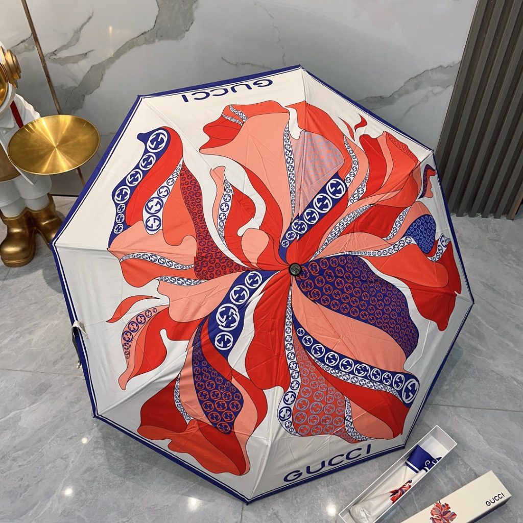 かさ傘 日傘雨傘 折りたたみ傘 ワンタッチ開閉アンブレラ UVカット 6種 可愛い グッチ/GUCCI - 画像 3