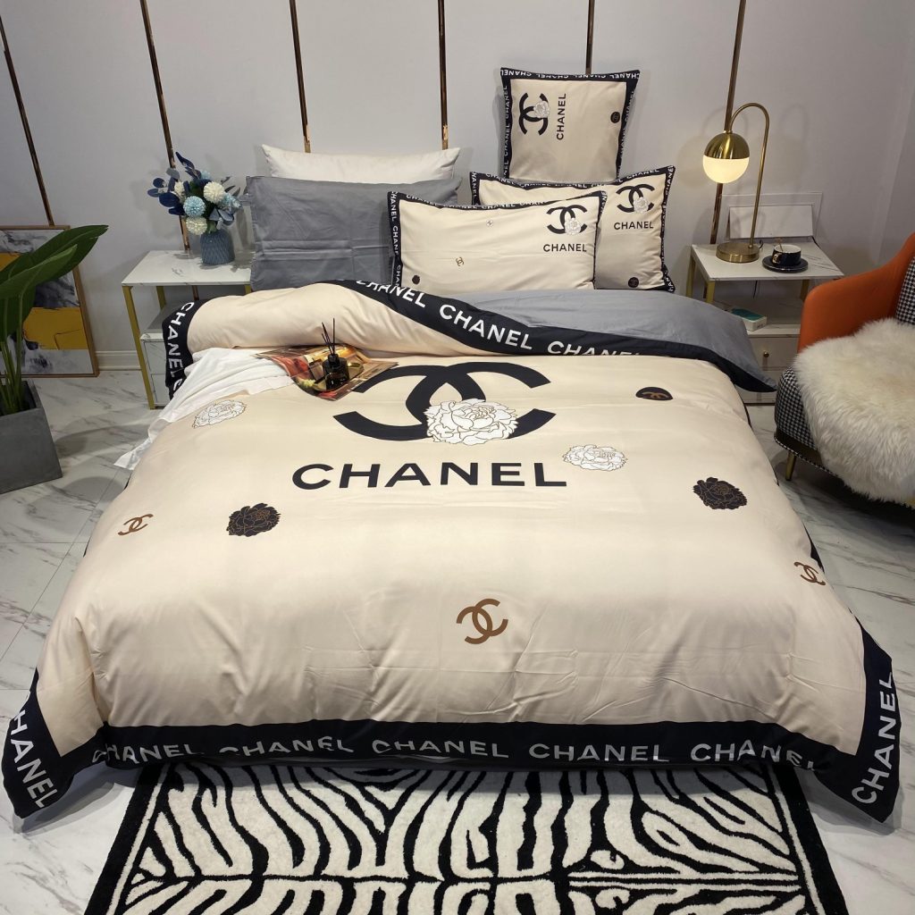 掛け布団カバー4点セット シャネルCHANEL布団カバー/ボックスシーツ/枕カバー　人気ベッド用品綿100％ - 画像 5