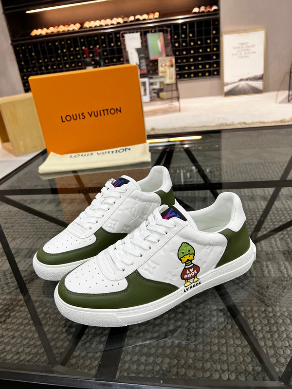 Louis Vuittonスニーカー ルイヴィトン メンズ靴 アンプラント 可 アヒルモチーフカジュアルシューズ - 画像 5
