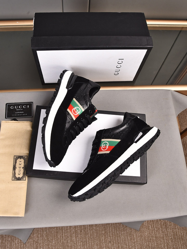 GUCCI スニーカー グッチスニーカー メンズ 外履きオールシーズン カジュアル シューズ 選べる2色 - 画像 3