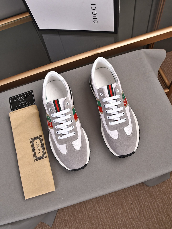 GUCCI スニーカー グッチスニーカー メンズ 外履きオールシーズン カジュアル シューズ 選べる2色 - 画像 6